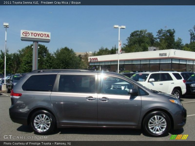 Predawn Gray Mica / Bisque 2011 Toyota Sienna XLE