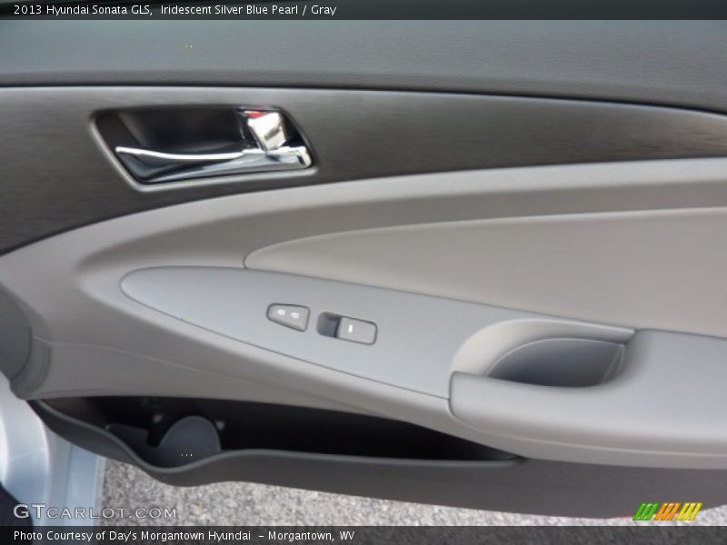 Iridescent Silver Blue Pearl / Gray 2013 Hyundai Sonata GLS