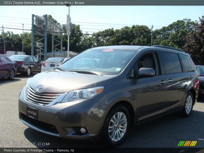 Predawn Gray Mica / Bisque 2011 Toyota Sienna XLE