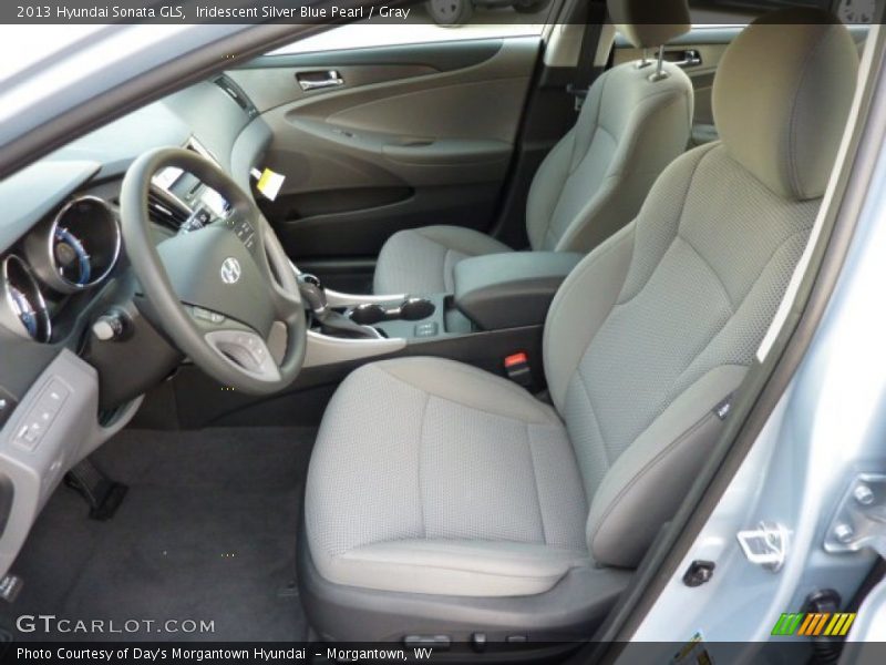 Iridescent Silver Blue Pearl / Gray 2013 Hyundai Sonata GLS