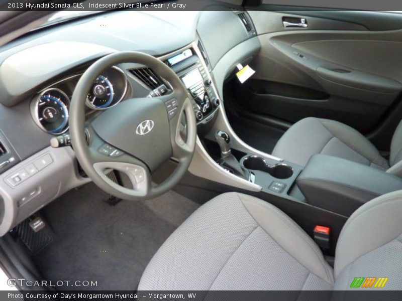 Iridescent Silver Blue Pearl / Gray 2013 Hyundai Sonata GLS