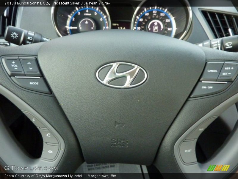 Iridescent Silver Blue Pearl / Gray 2013 Hyundai Sonata GLS