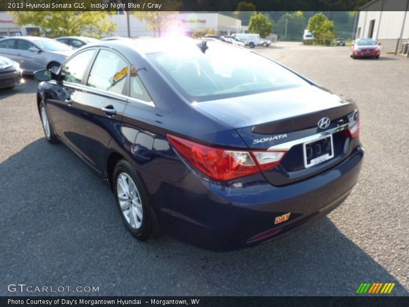 Indigo Night Blue / Gray 2013 Hyundai Sonata GLS