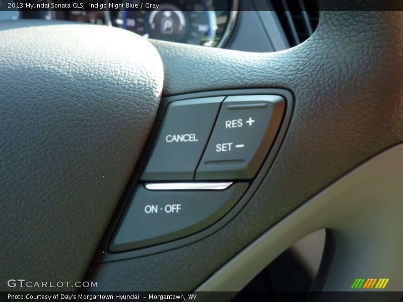 Indigo Night Blue / Gray 2013 Hyundai Sonata GLS