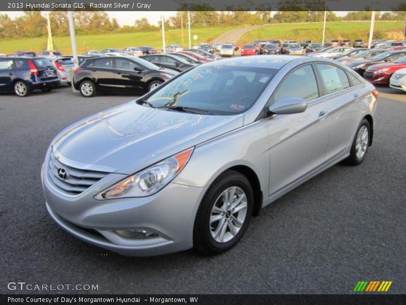 Radiant Silver / Gray 2013 Hyundai Sonata GLS