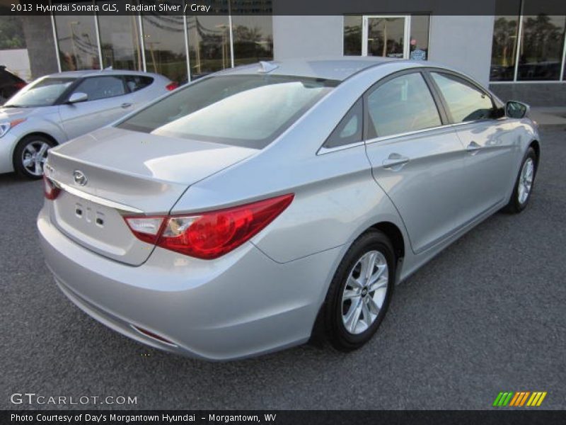 Radiant Silver / Gray 2013 Hyundai Sonata GLS