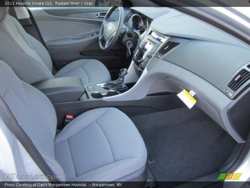 Radiant Silver / Gray 2013 Hyundai Sonata GLS