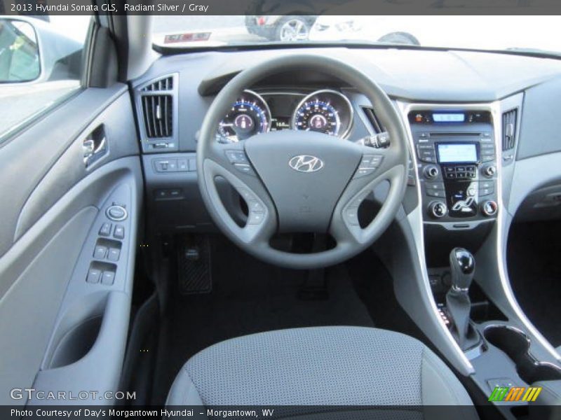 Radiant Silver / Gray 2013 Hyundai Sonata GLS