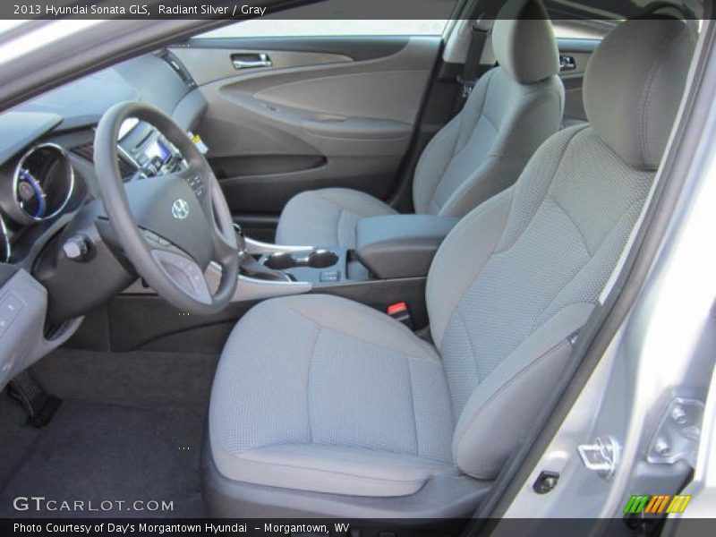 Radiant Silver / Gray 2013 Hyundai Sonata GLS