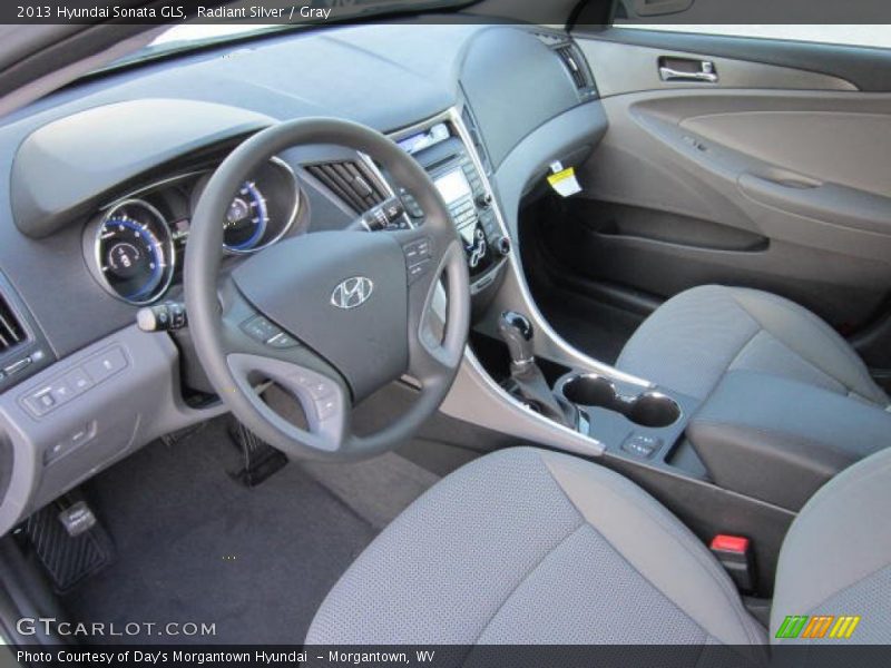 Radiant Silver / Gray 2013 Hyundai Sonata GLS