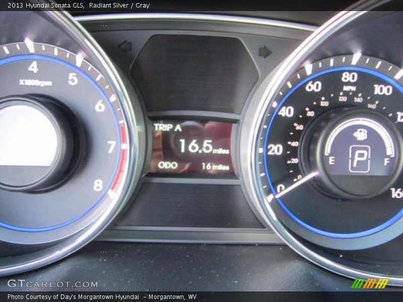Radiant Silver / Gray 2013 Hyundai Sonata GLS