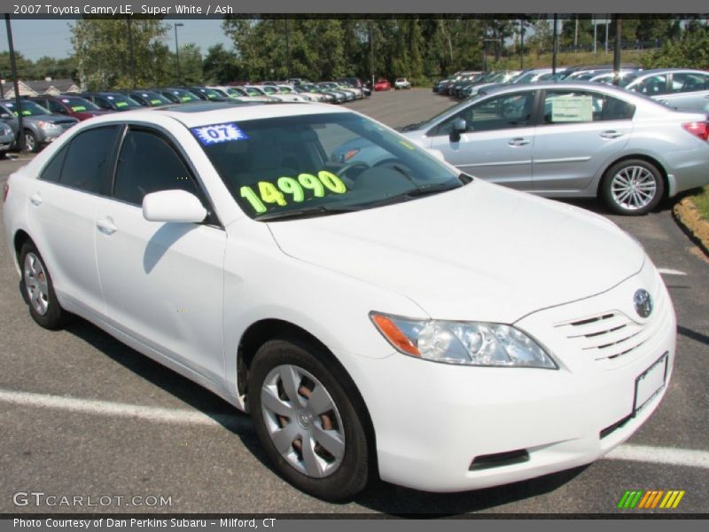 Super White / Ash 2007 Toyota Camry LE