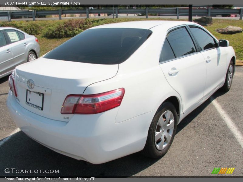 Super White / Ash 2007 Toyota Camry LE