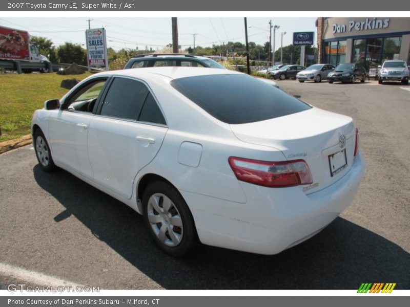 Super White / Ash 2007 Toyota Camry LE