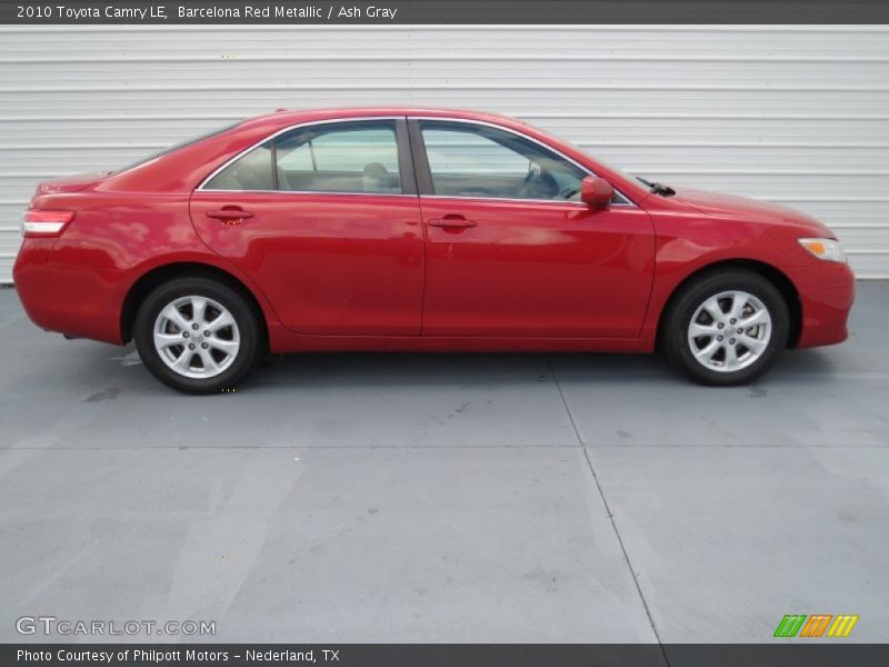 Barcelona Red Metallic / Ash Gray 2010 Toyota Camry LE