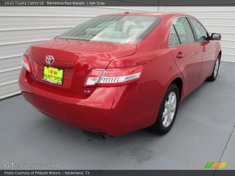 Barcelona Red Metallic / Ash Gray 2010 Toyota Camry LE