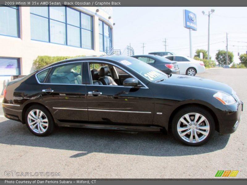 Black Obsidian / Graphite Black 2009 Infiniti M 35x AWD Sedan