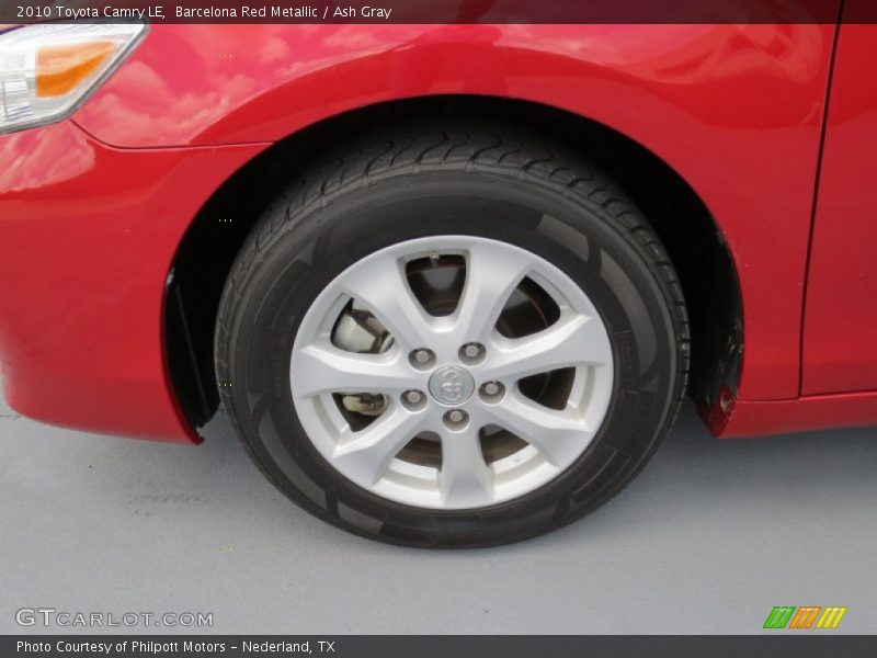 Barcelona Red Metallic / Ash Gray 2010 Toyota Camry LE
