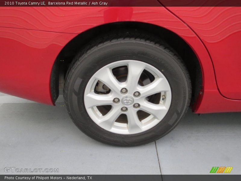 Barcelona Red Metallic / Ash Gray 2010 Toyota Camry LE