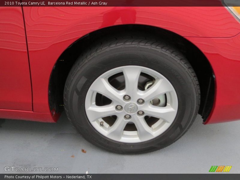 Barcelona Red Metallic / Ash Gray 2010 Toyota Camry LE