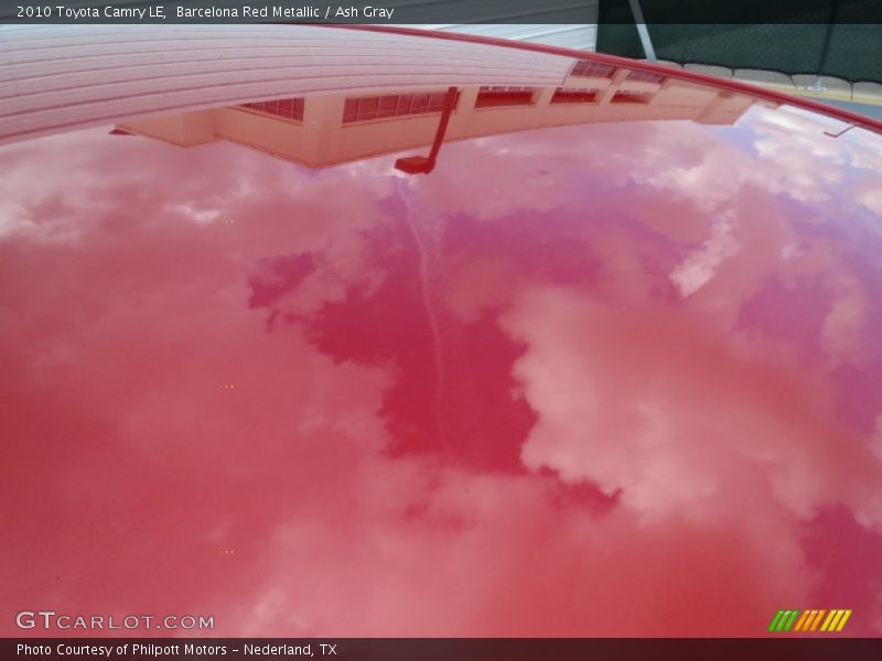 Barcelona Red Metallic / Ash Gray 2010 Toyota Camry LE