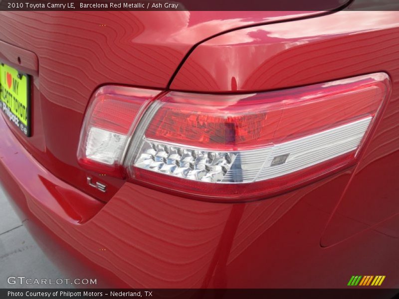 Barcelona Red Metallic / Ash Gray 2010 Toyota Camry LE