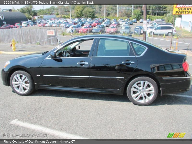 Black Obsidian / Graphite Black 2009 Infiniti M 35x AWD Sedan