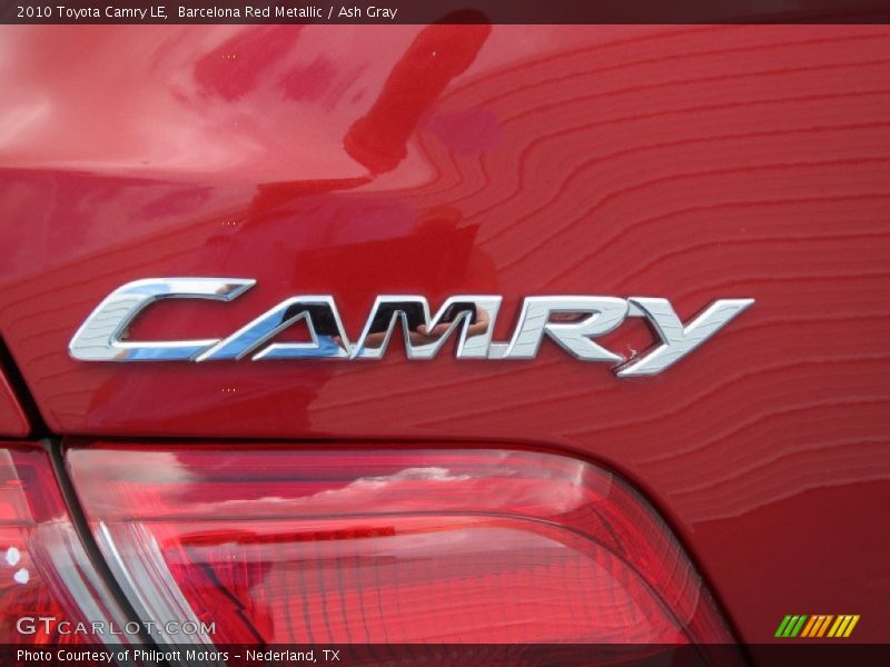 Barcelona Red Metallic / Ash Gray 2010 Toyota Camry LE