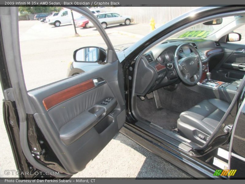 Black Obsidian / Graphite Black 2009 Infiniti M 35x AWD Sedan