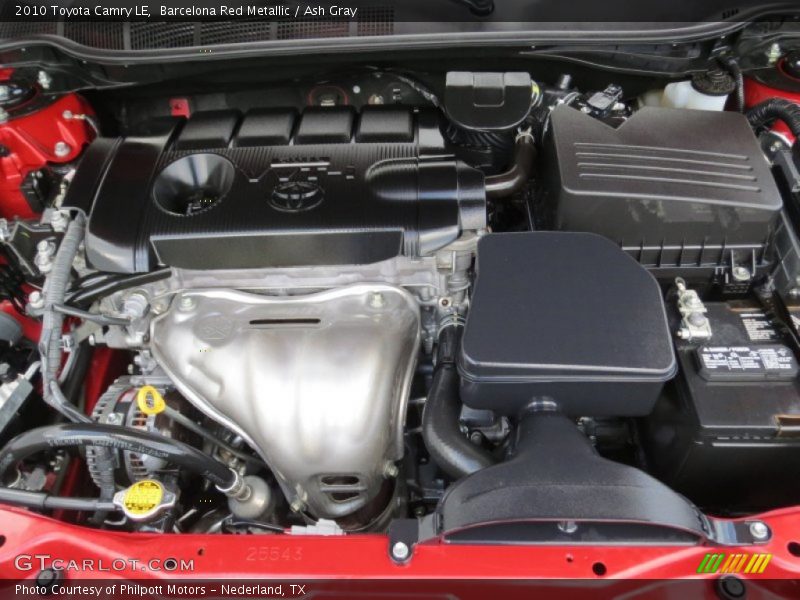 Barcelona Red Metallic / Ash Gray 2010 Toyota Camry LE