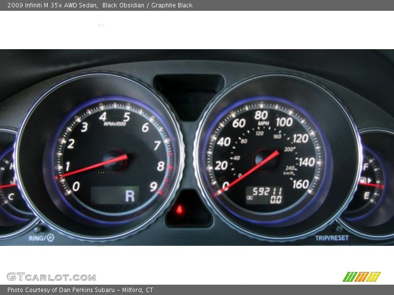 Black Obsidian / Graphite Black 2009 Infiniti M 35x AWD Sedan