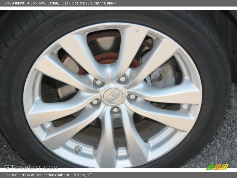 Black Obsidian / Graphite Black 2009 Infiniti M 35x AWD Sedan