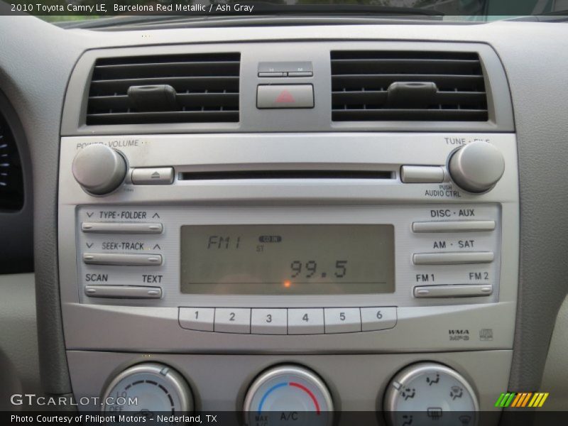 Barcelona Red Metallic / Ash Gray 2010 Toyota Camry LE
