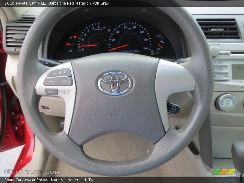 Barcelona Red Metallic / Ash Gray 2010 Toyota Camry LE
