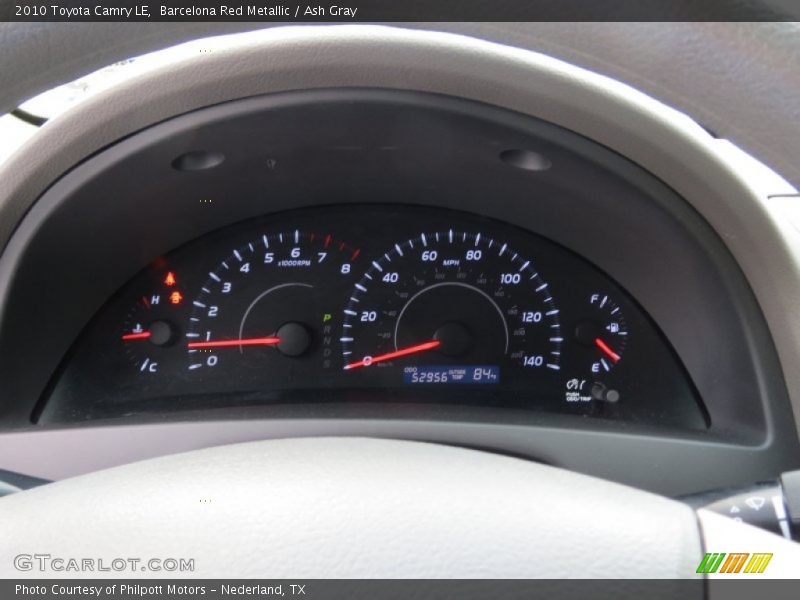 Barcelona Red Metallic / Ash Gray 2010 Toyota Camry LE