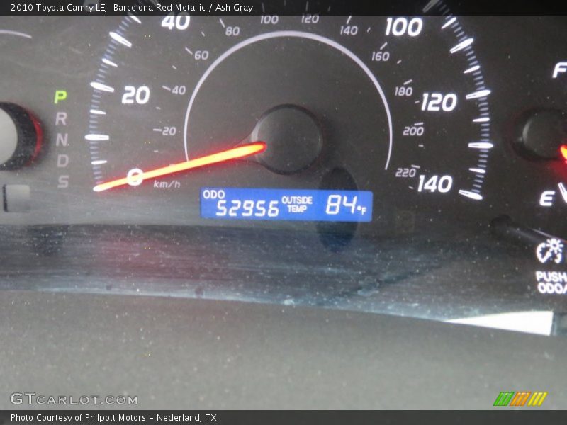 Barcelona Red Metallic / Ash Gray 2010 Toyota Camry LE