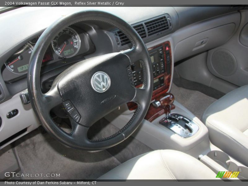 Reflex Silver Metallic / Grey 2004 Volkswagen Passat GLX Wagon
