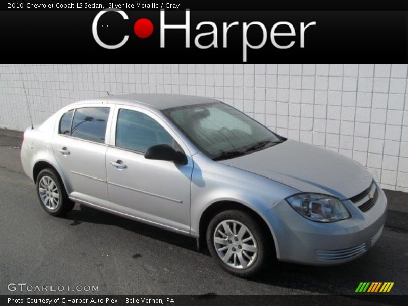 Silver Ice Metallic / Gray 2010 Chevrolet Cobalt LS Sedan