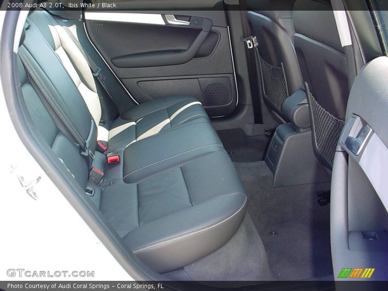 Ibis White / Black 2008 Audi A3 2.0T