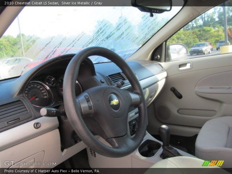 Silver Ice Metallic / Gray 2010 Chevrolet Cobalt LS Sedan