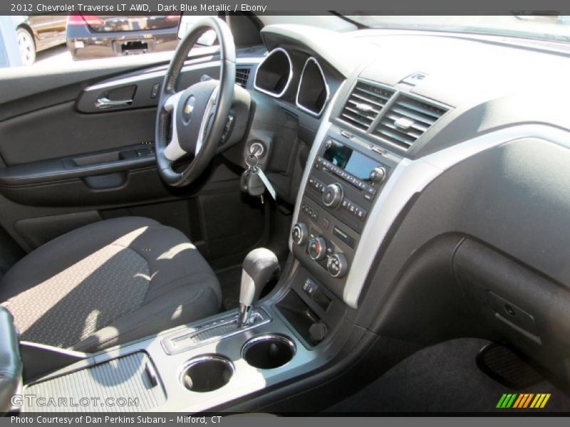 Dark Blue Metallic / Ebony 2012 Chevrolet Traverse LT AWD