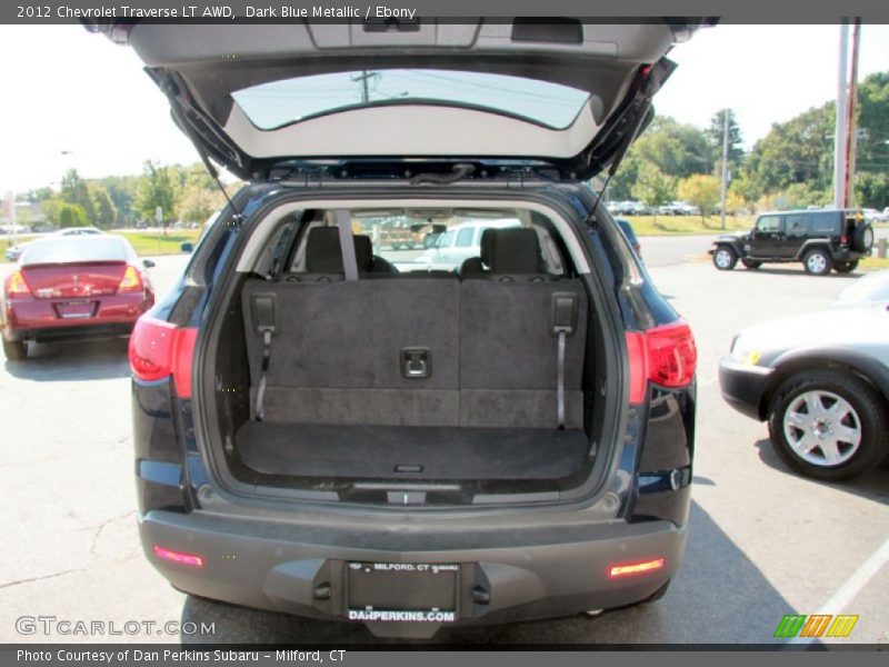 Dark Blue Metallic / Ebony 2012 Chevrolet Traverse LT AWD