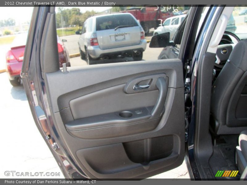 Dark Blue Metallic / Ebony 2012 Chevrolet Traverse LT AWD