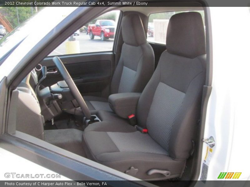 Front Seat of 2012 Colorado Work Truck Regular Cab 4x4