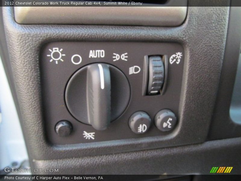 Controls of 2012 Colorado Work Truck Regular Cab 4x4
