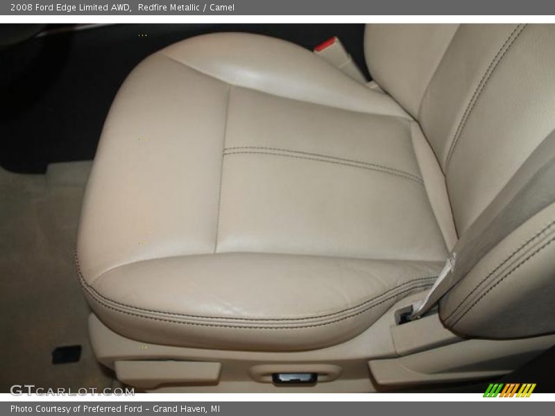 Redfire Metallic / Camel 2008 Ford Edge Limited AWD