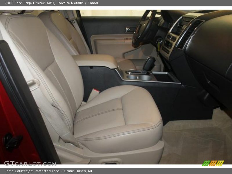 Redfire Metallic / Camel 2008 Ford Edge Limited AWD