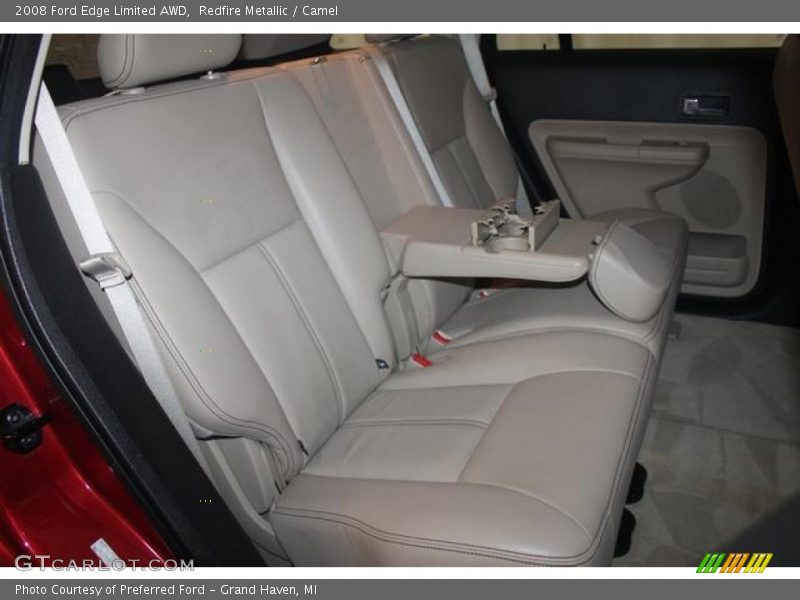 Redfire Metallic / Camel 2008 Ford Edge Limited AWD