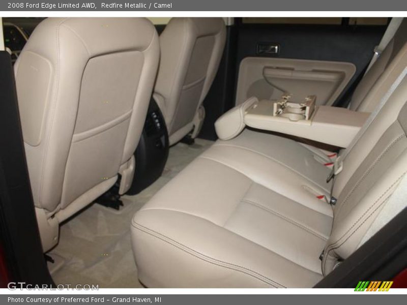 Redfire Metallic / Camel 2008 Ford Edge Limited AWD