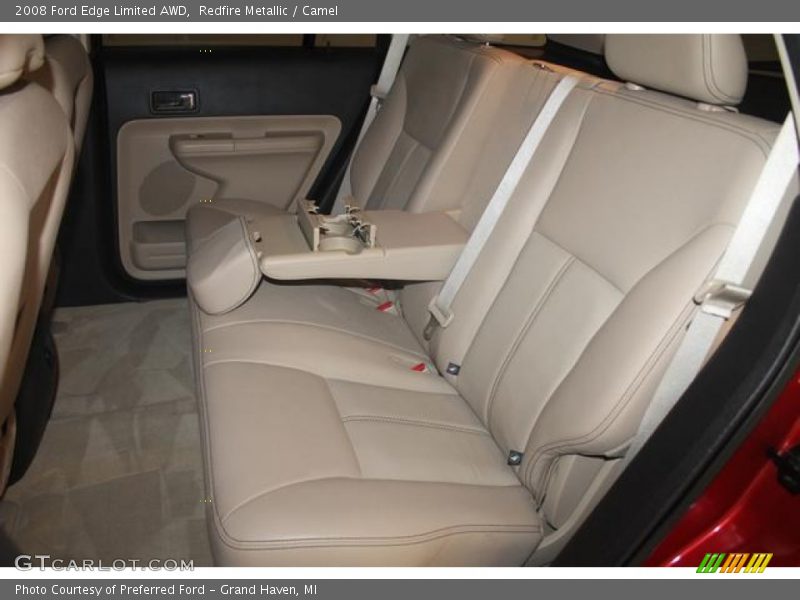 Redfire Metallic / Camel 2008 Ford Edge Limited AWD